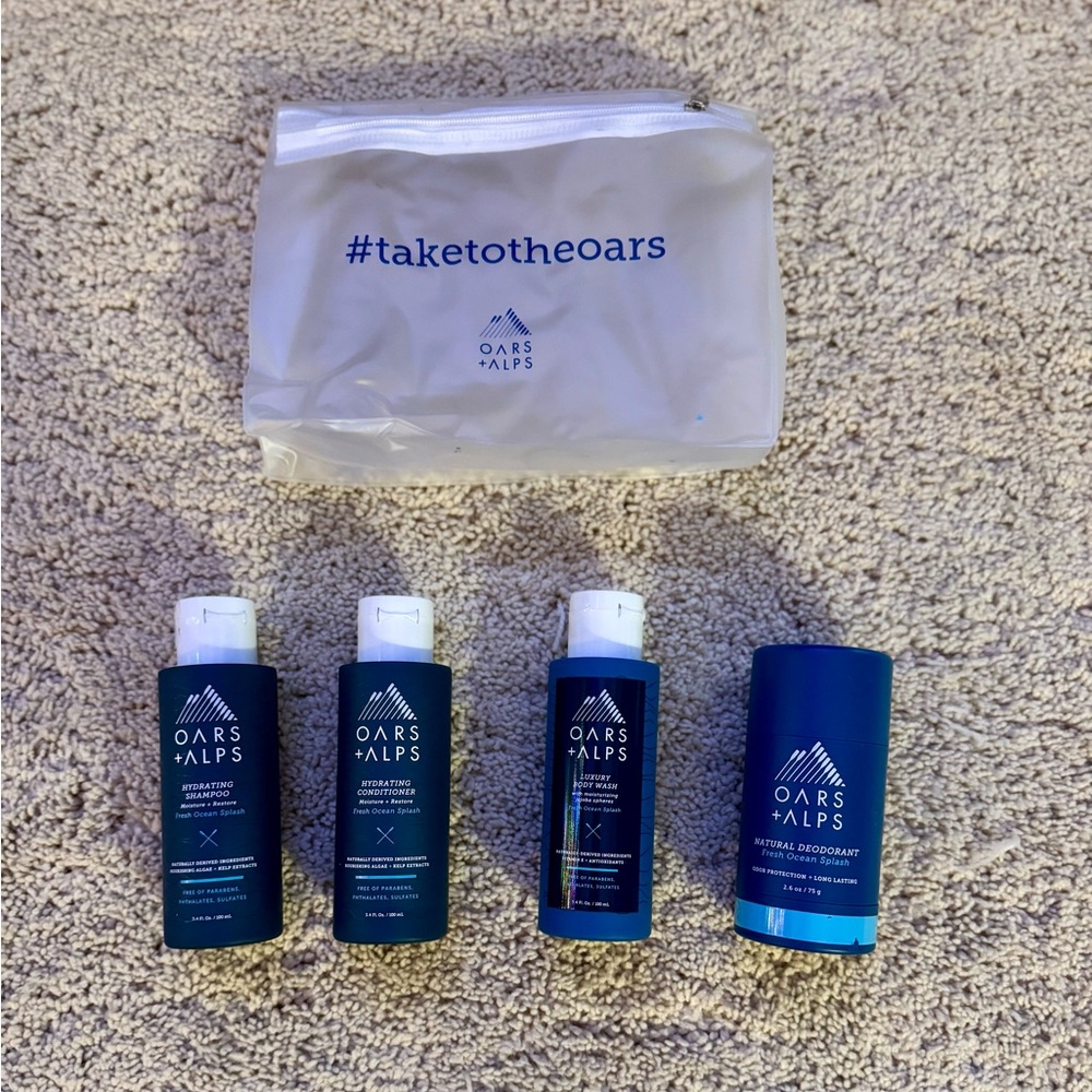 Oars + Alps Travel Kit Fresh Ocean Splash NWOT